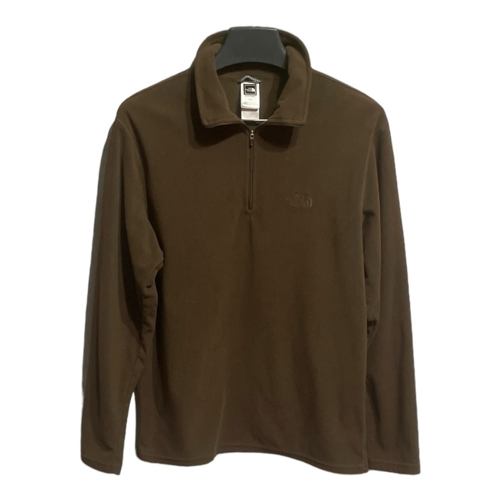 The North Face Men’s Brown Fleece Pullover Shirt